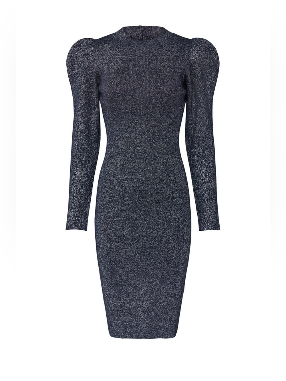 Sachin & Babi Amelie Navy Metallic Knit Dress, size M